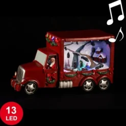 Badaboum Camion Du P Re Noel Anim 13 Led Musical Best