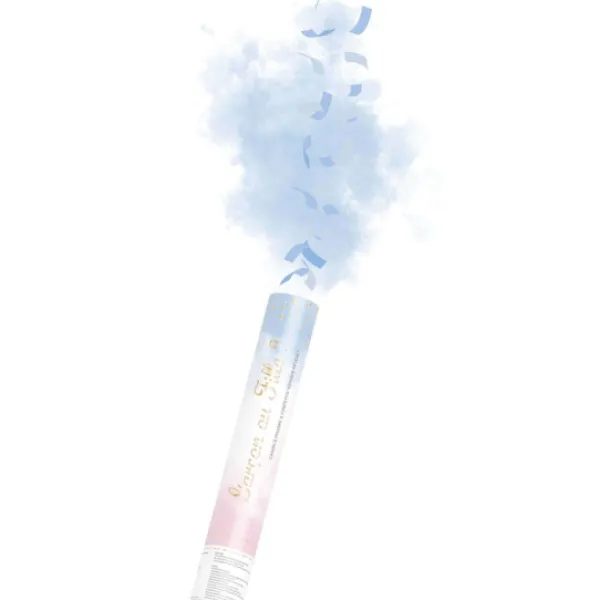 Sale Canon Confetti Poudre Gender Reveal Bleu 30Cm Theme Gender Reveal