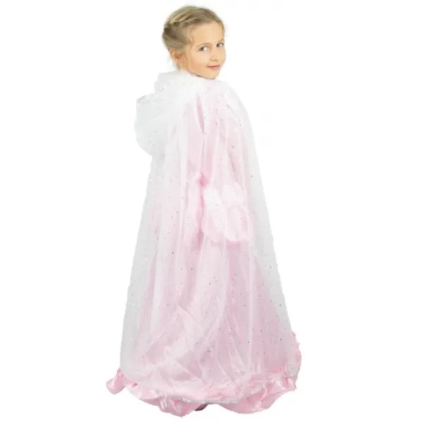 Sale Cape Princesse Plume Blanche Et Argent Enfant Theme Deco Princesse