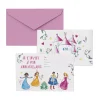 Clearance Carton D'Invitation Et Enveloppe Princesses En Carton 10.5X14.8Cm X8Pcs Theme Deco Princesse