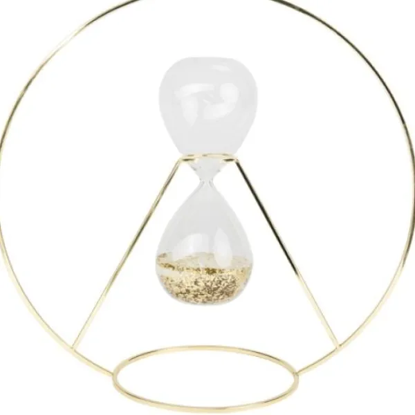 Badaboum Centre De Table Cercle Sablier En Verre