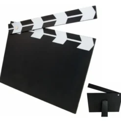 Centre De Table Clap De Film Ardoise Theme Cinema