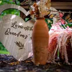 Badaboum Centre De Table Double Coeur La Vie Est Belle