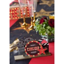 New Centre De Table Hollywood Theme Cinema