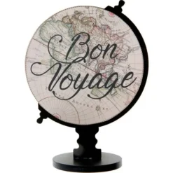 Badaboum Centre De Table Mappemonde Sur Socle