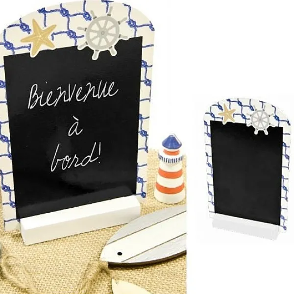 Badaboum Centre De Table Menu Theme Mer Hot