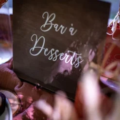 Badaboum Centre De Table Pancarte Bar A Desserts