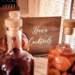 Badaboum Centre De Table Pancarte Bar A Cocktails