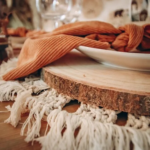 Badaboum Centre De Table Rondin De Bois G Ant 35Cm Hot