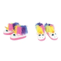Outlet Chaussons Licorne Blanc Et Rose 38/39 Theme Licorne