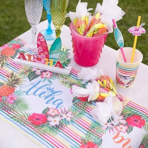 Badaboum Chemin De Table Aloha Discount