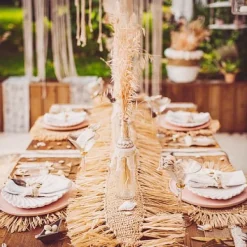 Badaboum Chemin De Table Bali Raphia Naturel Clearance