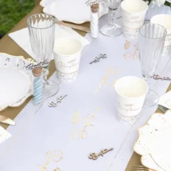 Sale Chemin De Table Bapt Me Or 29 Cm X 3 M Tres Theme Bapteme