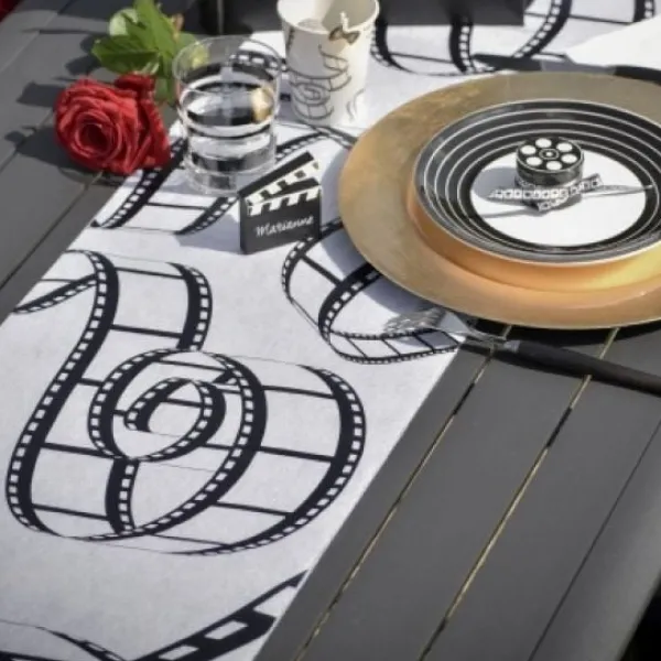 Discount Chemin De Table Cin Ma Theme Cinema