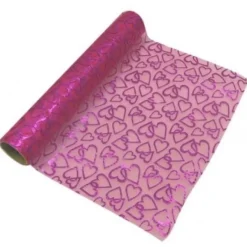 Badaboum Chemin De Table Coeur Fuchsia New