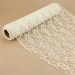 Outlet Chemin De Table Dentelle R Tro Ivoire Theme Dentelle