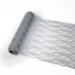 Discount Chemin De Table Dentelle R Tro Gris Theme Dentelle