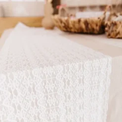 Sale Chemin De Table Dentelle Le D Licat Blanc Theme Dentelle