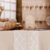 Chemin De Table Dentelle Le Parfait Blanc Theme Dentelle
