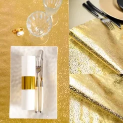 Clearance Chemin De Table Dentelle Dor Theme Dentelle