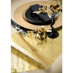 Clearance Chemin De Table Dentelle Dor Theme Dentelle