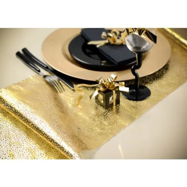 Clearance Chemin De Table Dentelle Dor Theme Dentelle