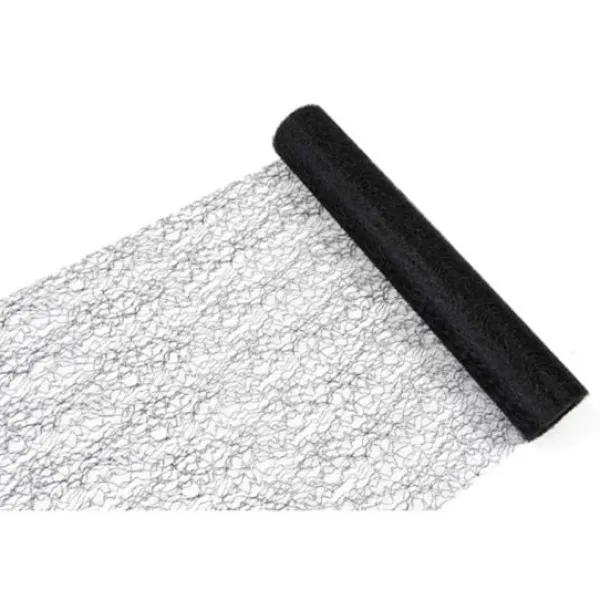 Outlet Chemin De Table Dentelle R Tro Noir Theme Dentelle