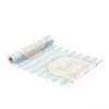 Chemin De Table En Lin Babyshower Bleu Ciel Theme D Co Baby Shower