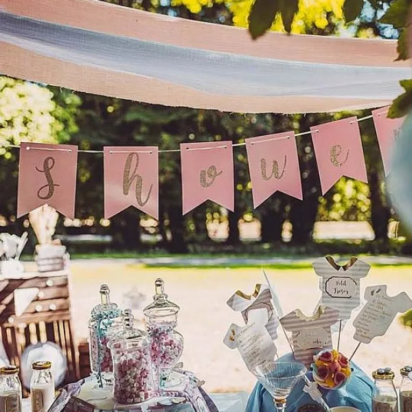 Badaboum Chemin De Table Gaze De Coton Bleu Ciel Hot