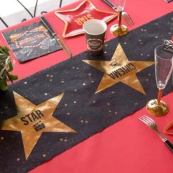 Clearance Chemin De Table Hollywood Cinema Theme Cinema