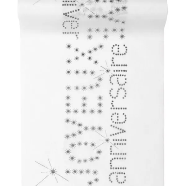 Hot Chemin De Table Joyeux Anniversaire Blanc Theme Joyeux Anniversaire