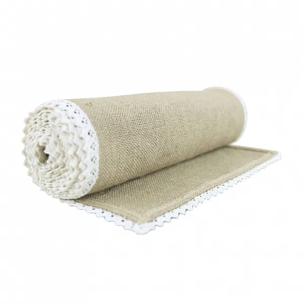 Badaboum Chemin De Table Jute Et Dentelle 300X30Cm Outlet