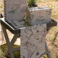 Badaboum Chemin De Table Mariage Theme Voyage