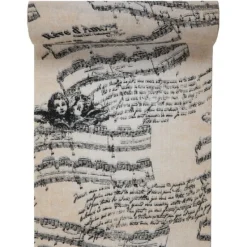 Badaboum Chemin De Table Musique Romantique Coton