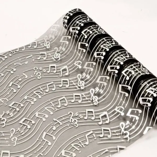 Badaboum Chemin De Table Note De Musique Noire