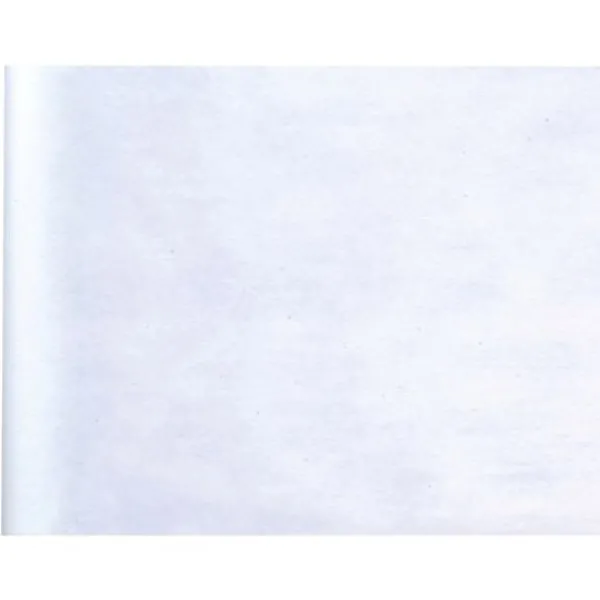 Badaboum Chemin De Table Pas Cher Intisse 25 M Tres Blanc