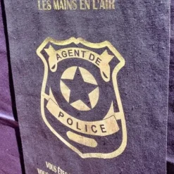 Badaboum Chemin De Table Police En Lin