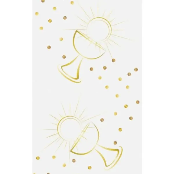 New Chemin De Table Polyester Calice Or Theme Communion