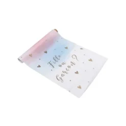Outlet Chemin De Table Tissu Fille Ou Gar On Theme Bapteme