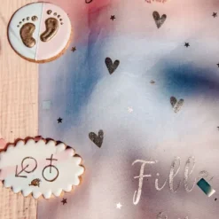 Outlet Chemin De Table Tissu Fille Ou Gar On Theme Bapteme