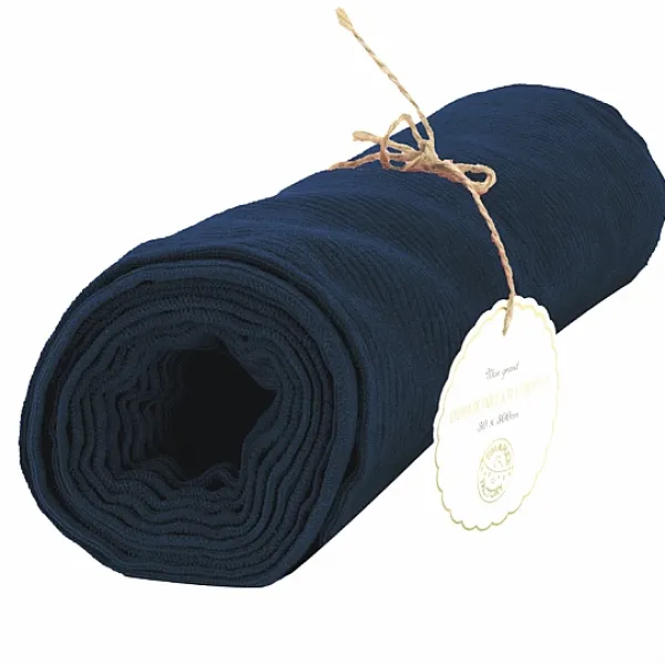 Badaboum Chemin De Table Velours Bleu Marine 3M X 30 Cm Clearance