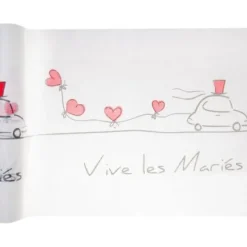 Badaboum Chemin De Table Vive Les Mari S Pas Cher