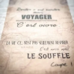 Badaboum Chemin De Table Voyage En Lin