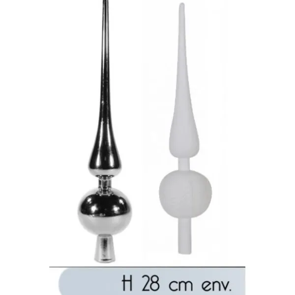 Badaboum Cimier De Sapin De Noel Argent/Blanc Discount