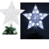 Badaboum Cimier De Sapin De Noel Etoile 20 Led Blanches Discount
