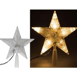 Badaboum Cimier De Sapin Lumineux A Pile 10 Led Blanc Chaud Outlet