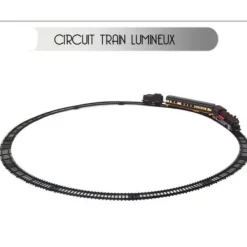 Badaboum Circuit Train De Noel Miniature Lectrique Lumineux Online