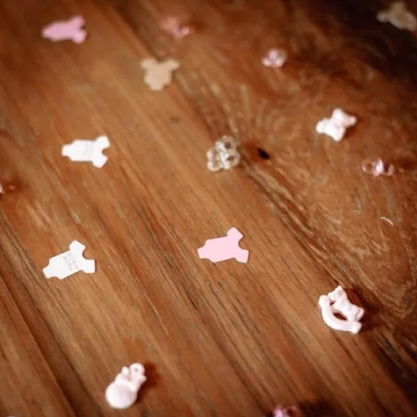 Best Confettis De Table Body Bebe Rose Theme D Co Baby Shower