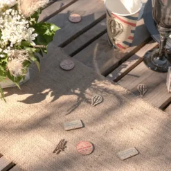 Badaboum Confettis De Table Bon Voyage En Bois X20 Pi Ces