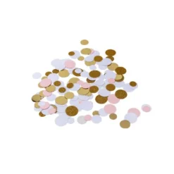 Online Confettis De Table Girly Rose Et Blanc Theme D Co Baby Shower
